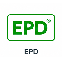 Logo de EPD Environmental Product Declaration para la comunicación verificada del impacto ambiental de productos.